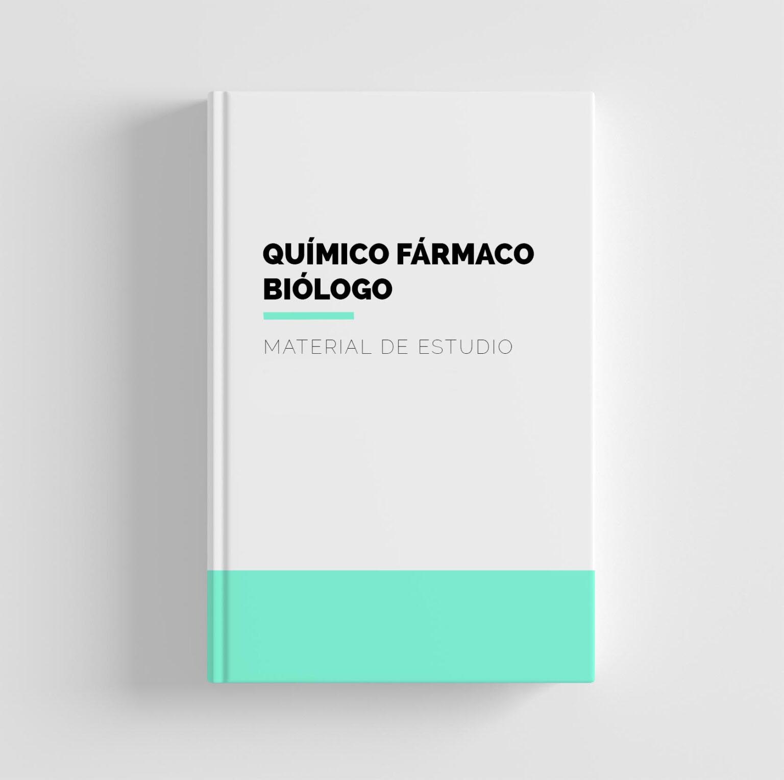 Libro blanco con portada de químico farmaco biólogo