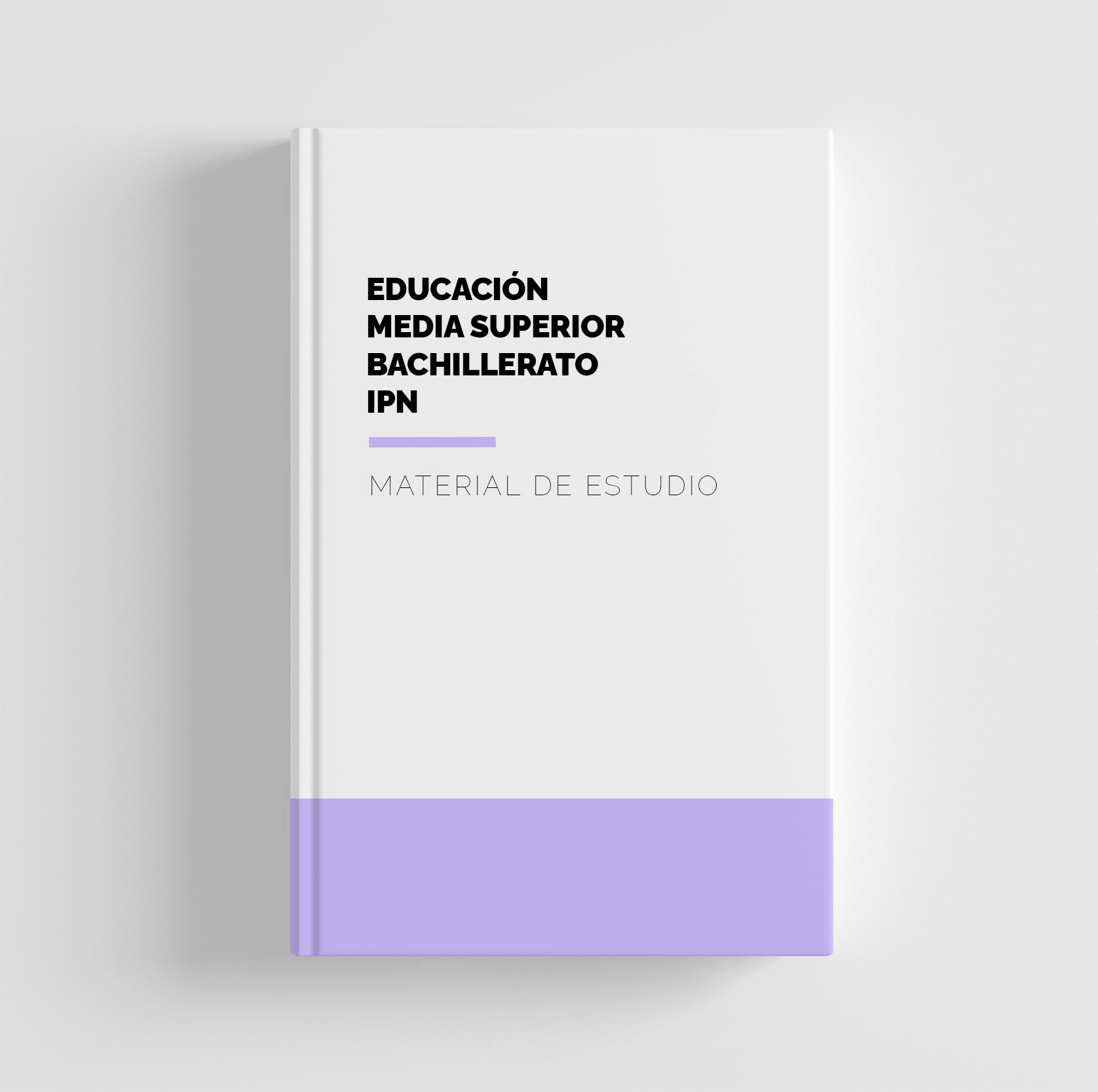 Libro blanco digital con el texto en negro educacion media superior bachillerato ipn