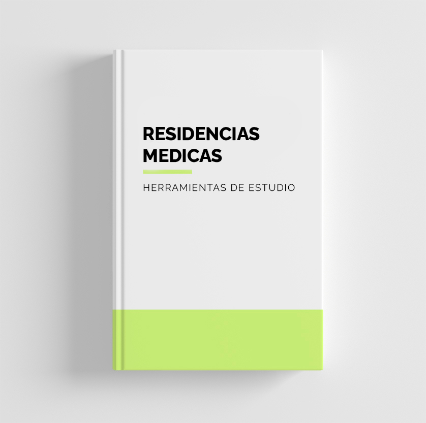 Un libro de guia de estudio para el examen ENARM residencias medicas en mexico.